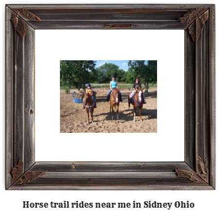 horse trail rides near me in Sidney, Ohio